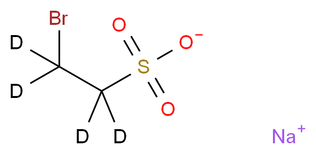 Sodium Bromoethanesulfonate-d4_Molecular_structure_CAS_1189914-19-9)