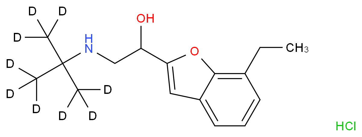 Bufuralol-(t-butyl-d9) hydrochloride_Molecular_structure_CAS_1173023-51-2)