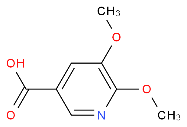 5,6-Dimethoxynicotinic acid_Molecular_structure_CAS_)