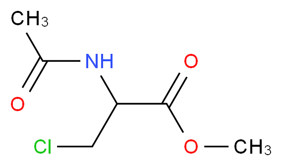 Methyl 2-acetylamino-3-chloropropionate_Molecular_structure_CAS_18635-38-6)