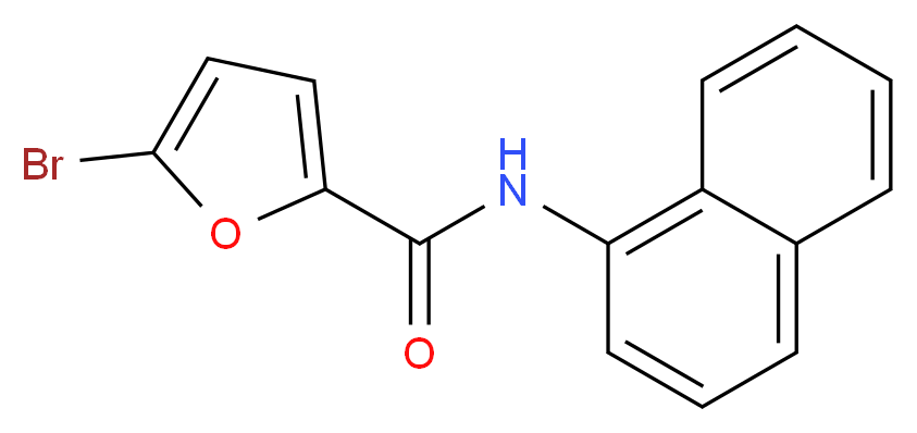 5-bromo-N-1-naphthyl-2-furamide_Molecular_structure_CAS_40337-11-9)