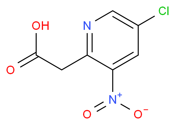(5-CHLORO-3-NITRO-PYRIDIN-2-YL)-ACETIC ACID_Molecular_structure_CAS_886373-46-2)