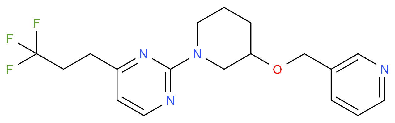 2-[3-(pyridin-3-ylmethoxy)piperidin-1-yl]-4-(3,3,3-trifluoropropyl)pyrimidine_Molecular_structure_CAS_)