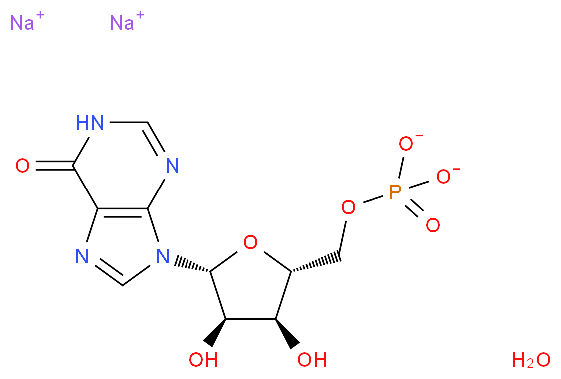 Inosine 5′-monophosphate disodium salt hydrate_Molecular_structure_CAS_352195-40-5)