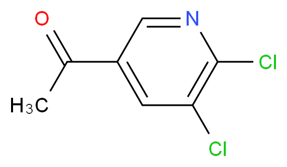 1-(5,6-DICHLORO-PYRIDIN-3-YL)-ETHANONE_Molecular_structure_CAS_120800-05-7)
