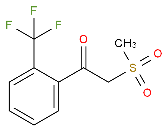 2-(Methylsulphonylacetyl)benzotrifluoride_Molecular_structure_CAS_)