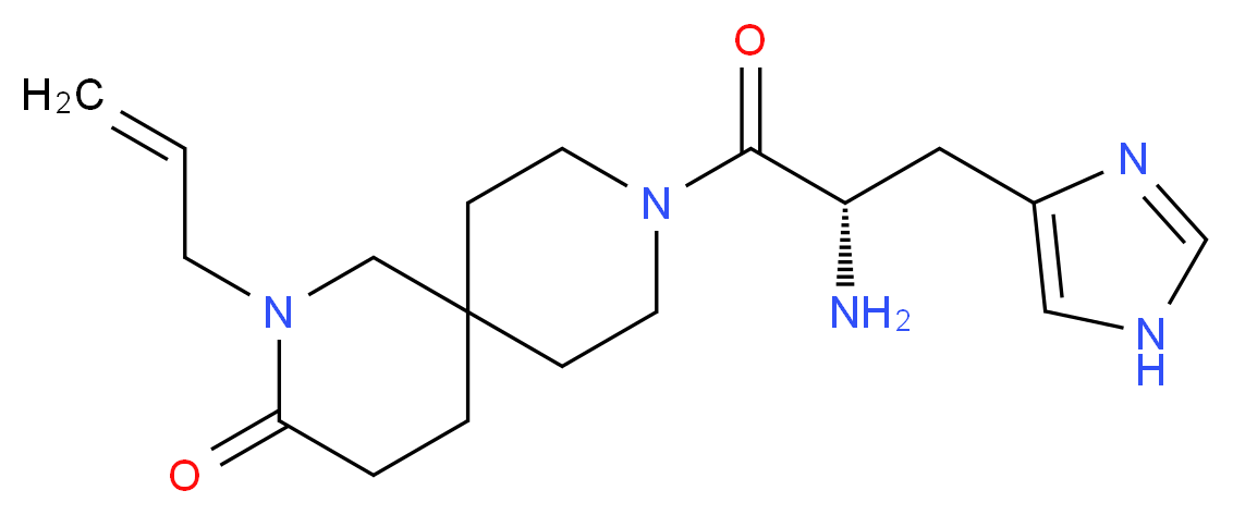 2-allyl-9-L-histidyl-2,9-diazaspiro[5.5]undecan-3-one_Molecular_structure_CAS_)