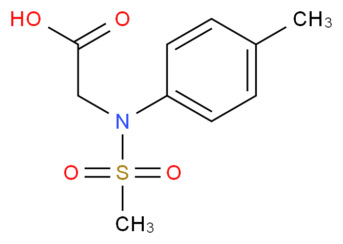 N-(4-methylphenyl)-N-(methylsulfonyl)glycine_Molecular_structure_CAS_425616-93-9)