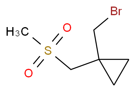 1-(bromomethyl)-1-(methanesulfonylmethyl)cyclopropane_Molecular_structure_CAS_)