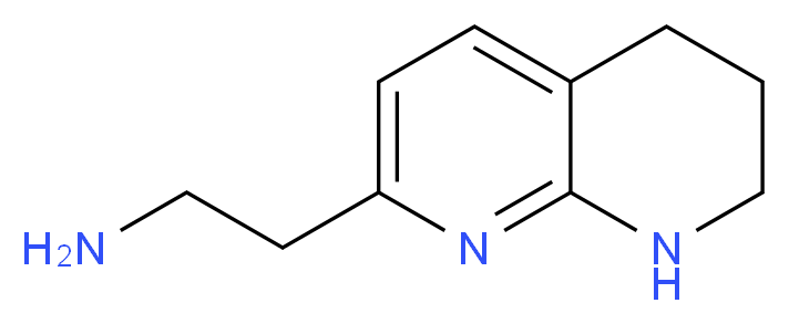 2-(5,6,7,8-Tetrahydro-[1,8]naphthyridin-2-yl)-ethylamine_Molecular_structure_CAS_332884-13-6)