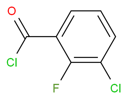3-Chloro-2-fluorobenzoyl chloride_Molecular_structure_CAS_85345-76-2)