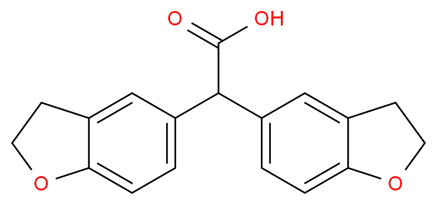 Di-2,3-dihydro-1-benzofuran-5-ylacetic acid_Molecular_structure_CAS_886497-39-8)