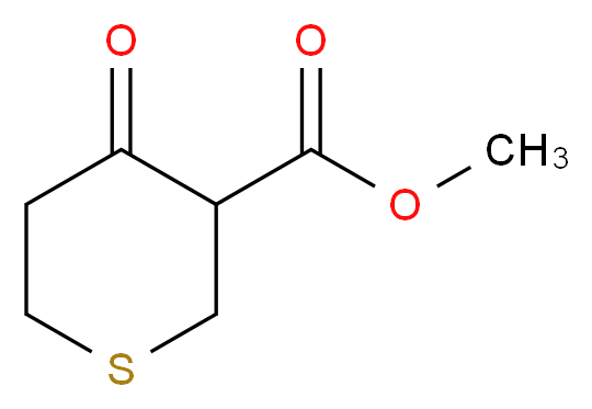 methyl 4-oxothiane-3-carboxylate_Molecular_structure_CAS_)