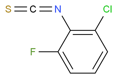 2-Chloro-6-fluorophenyl isothiocyanate_Molecular_structure_CAS_899806-25-8)