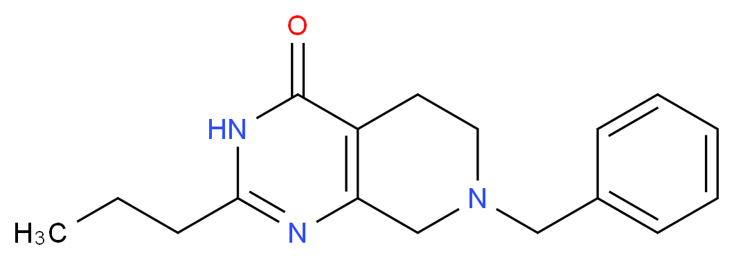 7-benzyl-2-propyl-3H,4H,5H,6H,7H,8H-pyrido[3,4-d]pyrimidin-4-one_Molecular_structure_CAS_)