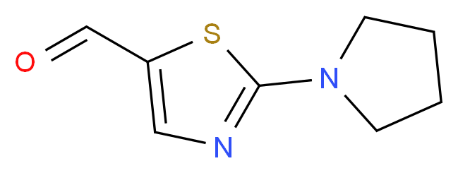 2-pyrrolidin-1-yl-1,3-thiazole-5-carbaldehyde_Molecular_structure_CAS_900015-48-7)