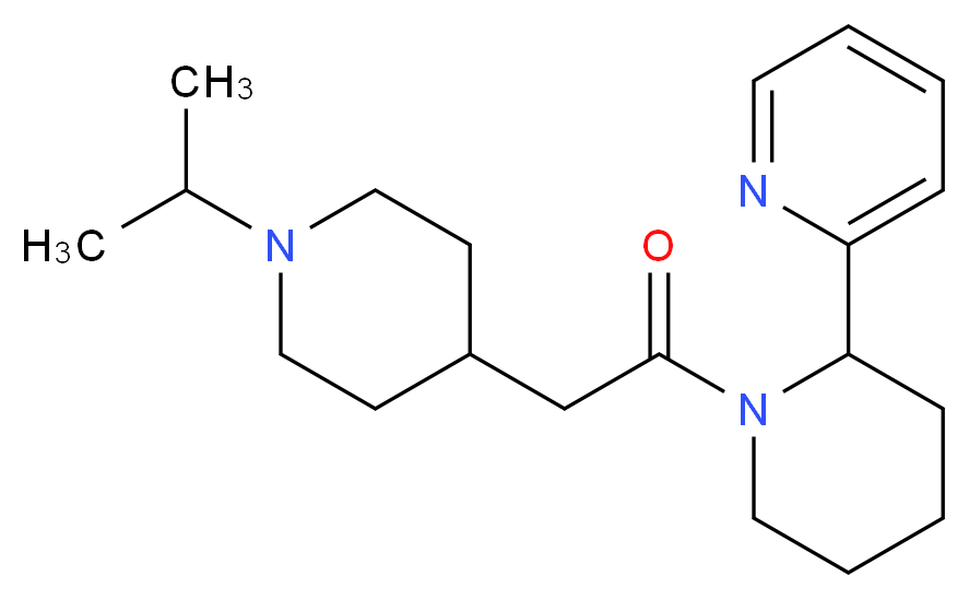 2-{1-[(1-isopropyl-4-piperidinyl)acetyl]-2-piperidinyl}pyridine_Molecular_structure_CAS_)