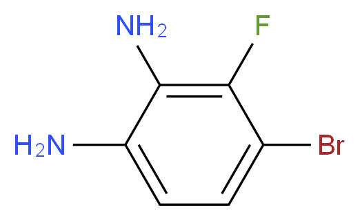 4-Bromo-3-fluorobenzene-1,2-diamine_Molecular_structure_CAS_886762-86-3)