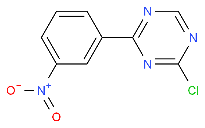2-Chloro-4-(3-nitro-phenyl)-[1,3,5]triazine_Molecular_structure_CAS_)
