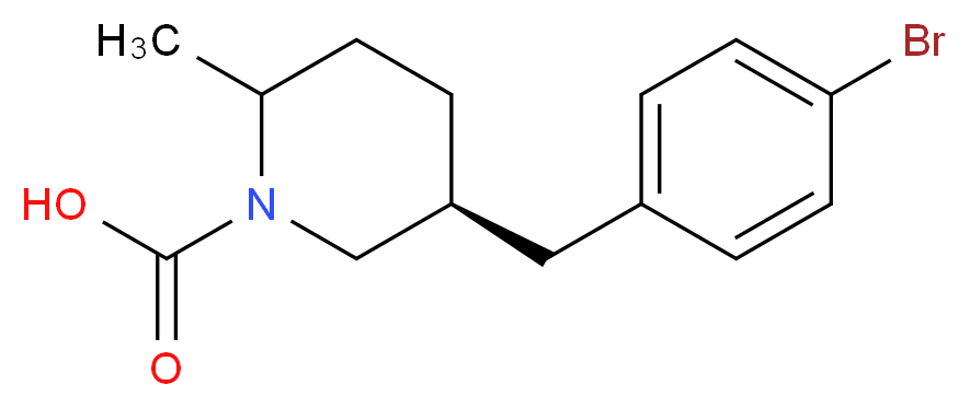 (5S)-5-(4-BROMO-BENZYL)-D-PIPECOLINIC ACID_Molecular_structure_CAS_)