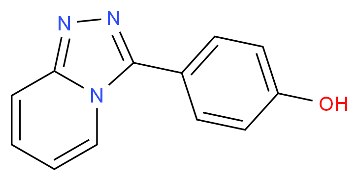 4-([1,2,4]triazolo[4,3-a]pyridin-3-yl)phenol_Molecular_structure_CAS_)