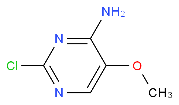 2-Chloro-5-methoxypyrimidin-4-amine_Molecular_structure_CAS_99979-77-8)