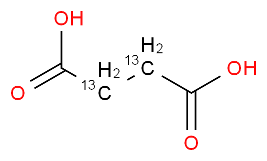 Succinic acid-2,3-13C2_Molecular_structure_CAS_61128-08-3)