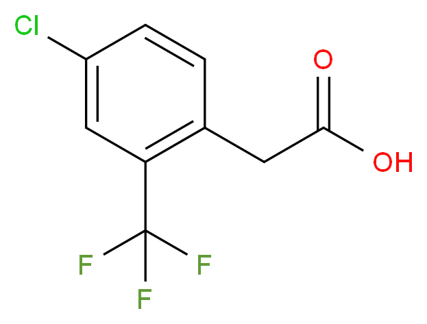 4-Chloro-2-(trifluoromethyl)phenylacetic acid_Molecular_structure_CAS_601513-31-9)