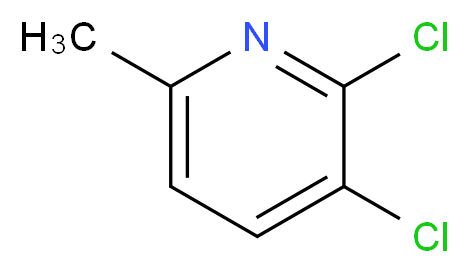 2,3-Dichloro-6-methylpyridine_Molecular_structure_CAS_54957-86-7)
