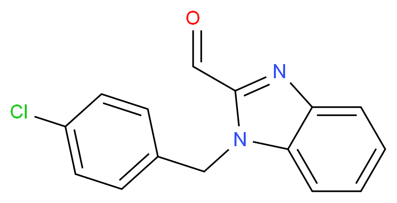 1-(4-Chlorobenzyl)-1H-benzimidazole-2-carbaldehyde_Molecular_structure_CAS_537010-34-7)