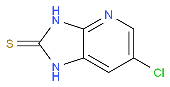 6-chloro-1,3-dihydro-2H-imidazo[4,5-b]pyridine-2-thione_Molecular_structure_CAS_19918-37-7)