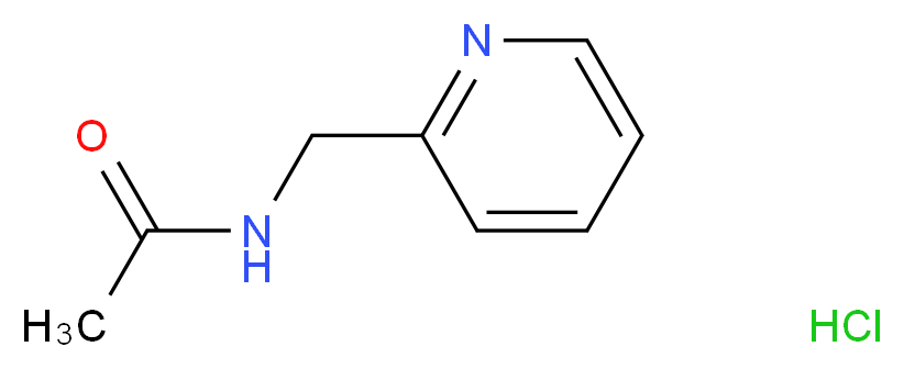 N-(pyridin-2-ylmethyl)acetamide hydrochloride_Molecular_structure_CAS_)