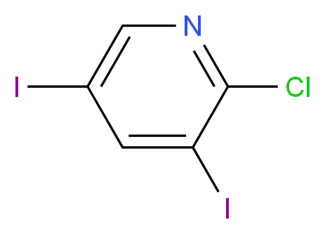 2-Chloro-3,5-diiodopyridine_Molecular_structure_CAS_856169-60-3)