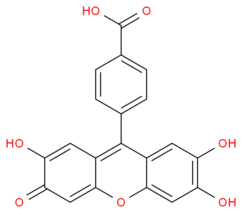 9-(4-Carboxyphenyl)-3-fluoron_Molecular_structure_CAS_219305-27-8)