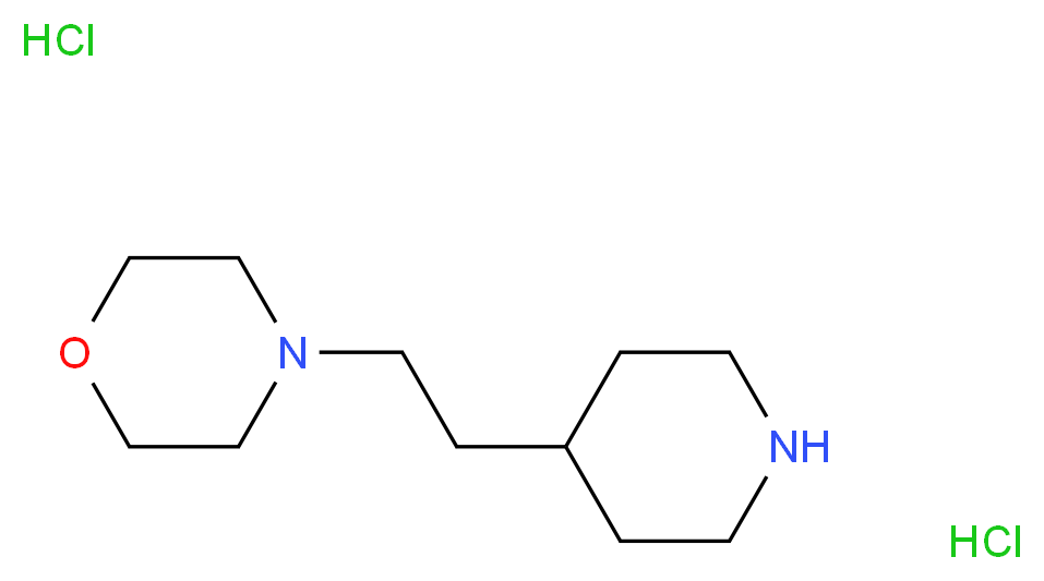 4-(2-Piperidin-4-yl-ethyl)-morpholine dihydrochloride_Molecular_structure_CAS_)