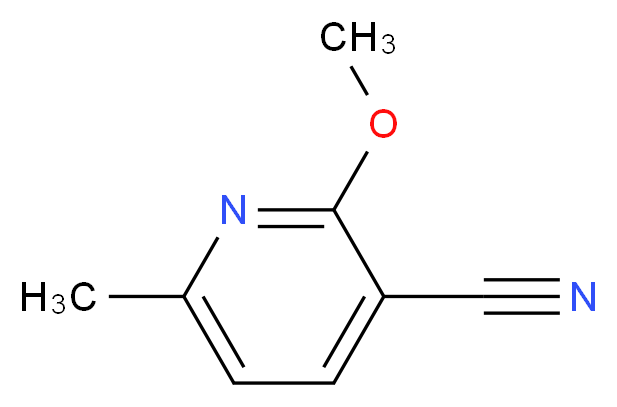 2-methoxy-6-methylpyridine-3-carbonitrile_Molecular_structure_CAS_)