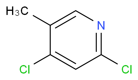 2,4-Dichloro-5-picoline_Molecular_structure_CAS_56961-78-5)