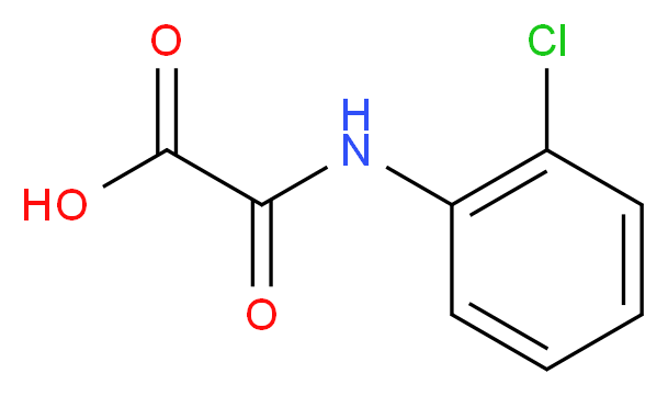[(2-Chlorophenyl)amino](oxo)acetic acid_Molecular_structure_CAS_)