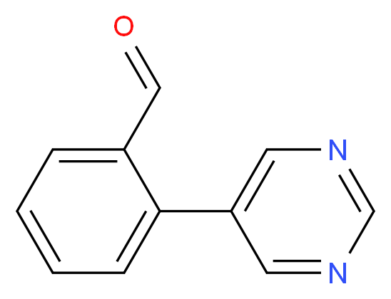 2-(Pyrimidin-5-yl)benzaldehyde_Molecular_structure_CAS_)