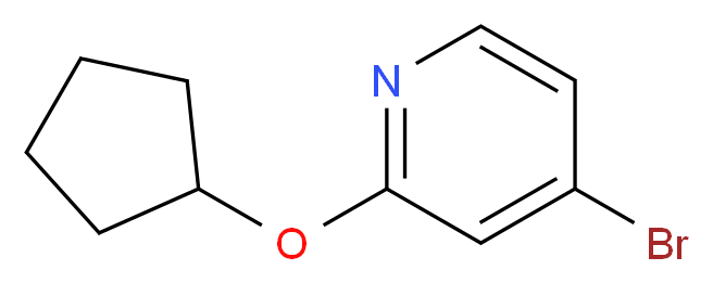 4-BroMo-2-(cyclopentyloxy)pyridine_Molecular_structure_CAS_1209460-15-0)