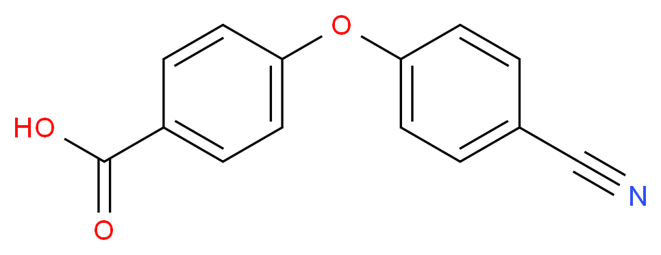 4-(4-Cyanophenoxy)benzoic acid_Molecular_structure_CAS_)