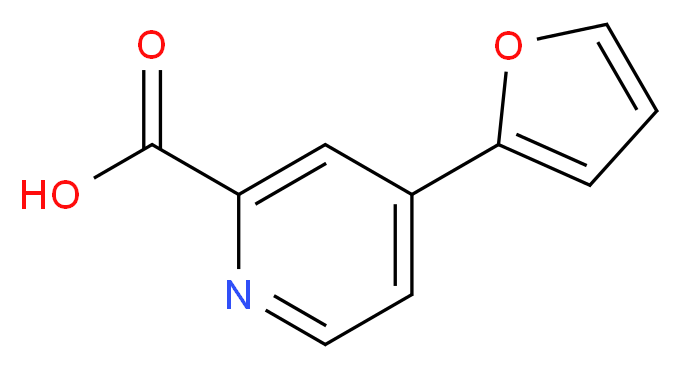 4-(Furan-2-yl)pyridine-2-carboxylic acid 97%_Molecular_structure_CAS_)
