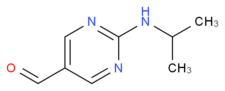 2-(isopropylamino)pyrimidine-5-carbaldehyde_Molecular_structure_CAS_959239-00-0)