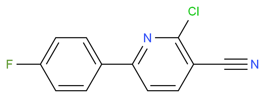 2-Chloro-6-(4-fluorophenyl)nicotinonitrile_Molecular_structure_CAS_31776-83-7)