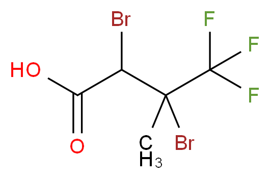 2,3-Dibromo-3-(trifluoromethyl)butyric acid_Molecular_structure_CAS_)