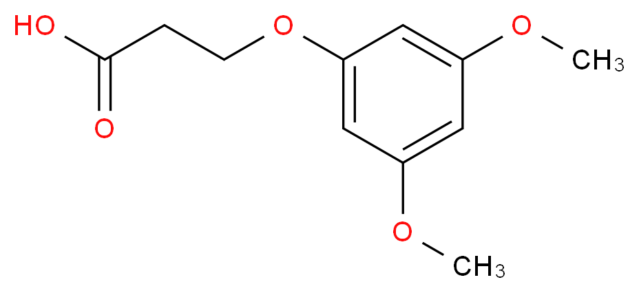 3-(3,5-Dimethoxyphenoxy)propanoic acid_Molecular_structure_CAS_854678-45-8)