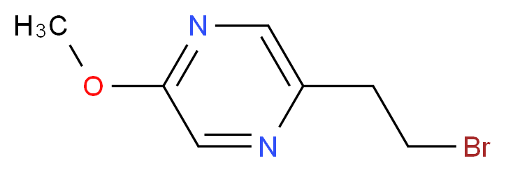 2-(2-bromoethyl)-5-methoxypyrazine_Molecular_structure_CAS_1196151-25-3)