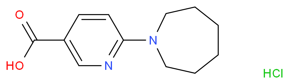 6-(azepan-1-yl)pyridine-3-carboxylic acid hydrochloride_Molecular_structure_CAS_)