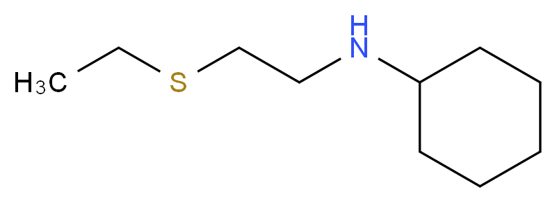 N-[2-(ethylthio)ethyl]cyclohexanamine_Molecular_structure_CAS_)