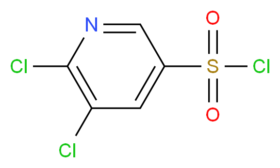 5,6-Dichloropyridine-3-sulphonyl chloride_Molecular_structure_CAS_98121-40-5)